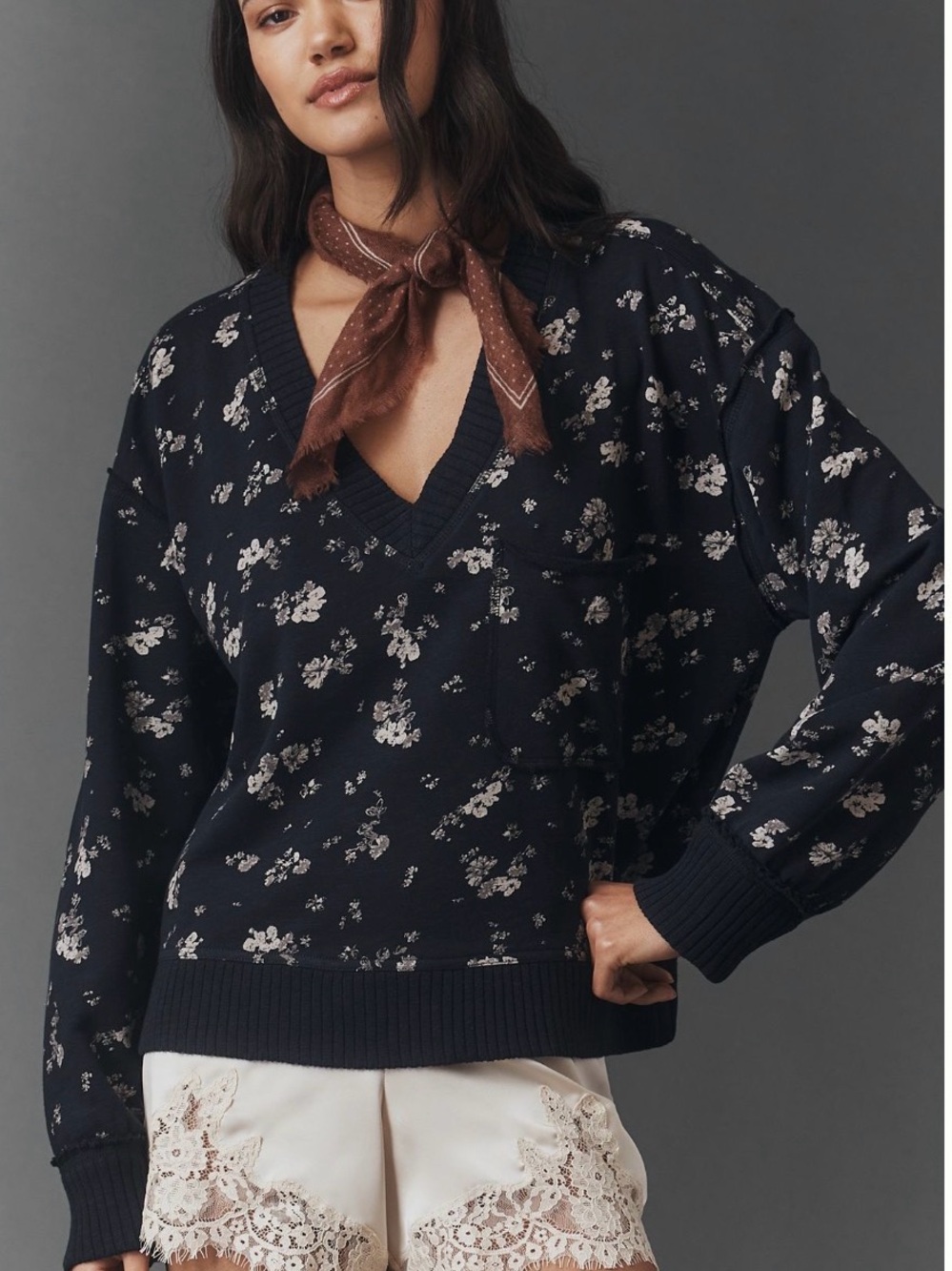 Anthropologie pilcro Montana pocket knit top NWT